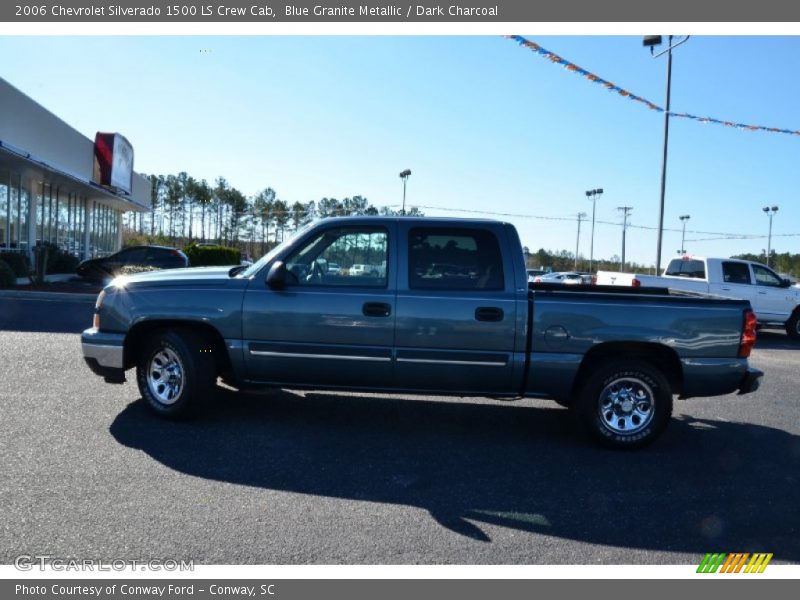 Blue Granite Metallic / Dark Charcoal 2006 Chevrolet Silverado 1500 LS Crew Cab