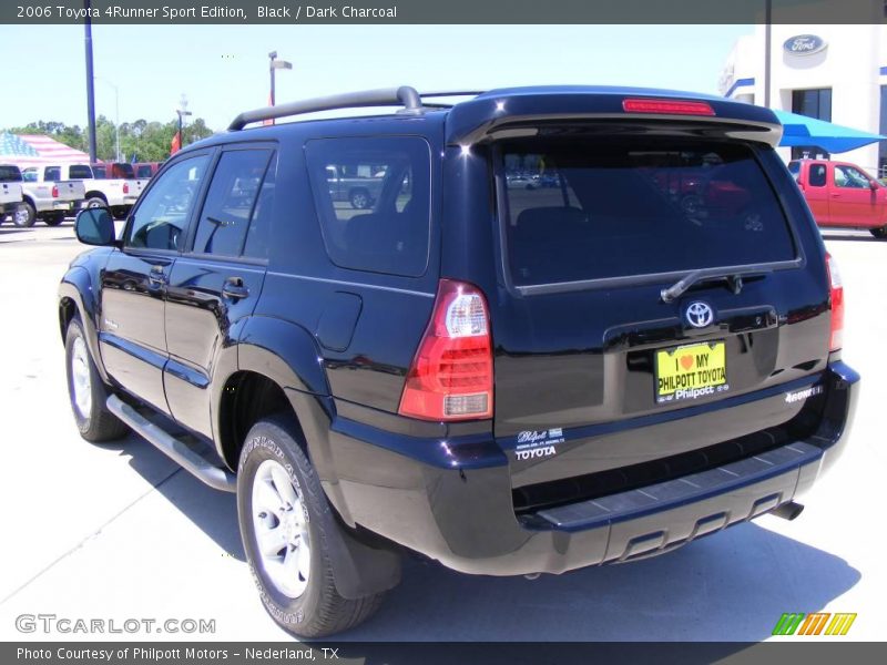 Black / Dark Charcoal 2006 Toyota 4Runner Sport Edition
