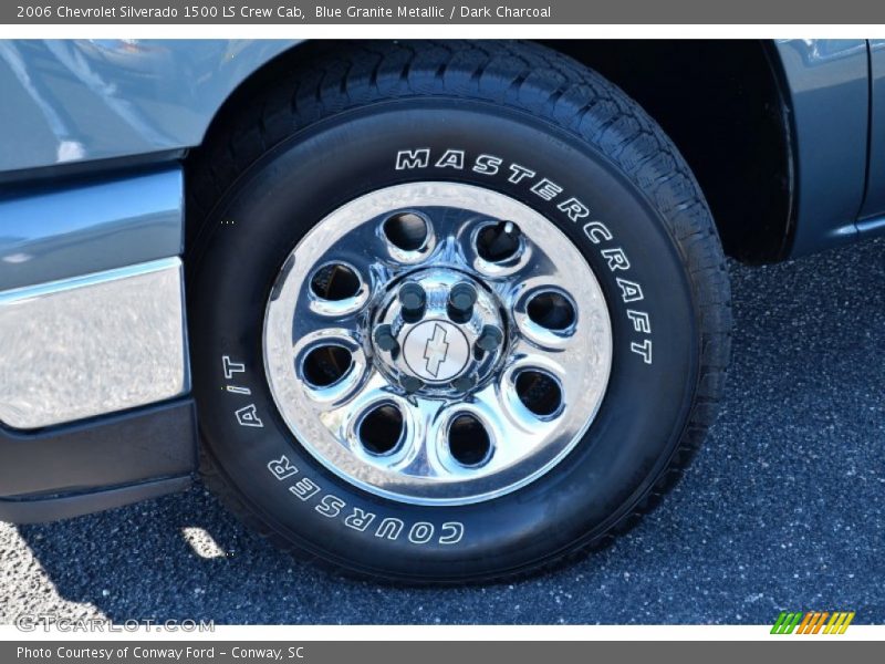 Blue Granite Metallic / Dark Charcoal 2006 Chevrolet Silverado 1500 LS Crew Cab