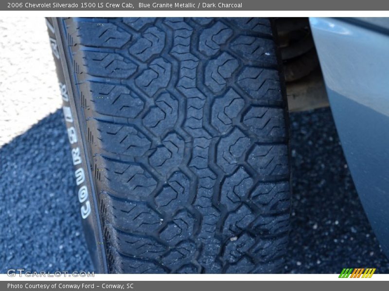 Blue Granite Metallic / Dark Charcoal 2006 Chevrolet Silverado 1500 LS Crew Cab