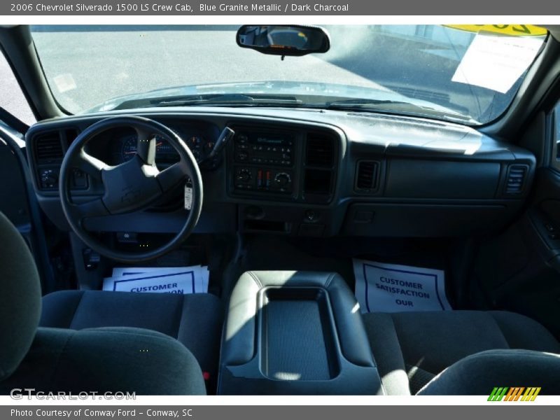 Blue Granite Metallic / Dark Charcoal 2006 Chevrolet Silverado 1500 LS Crew Cab