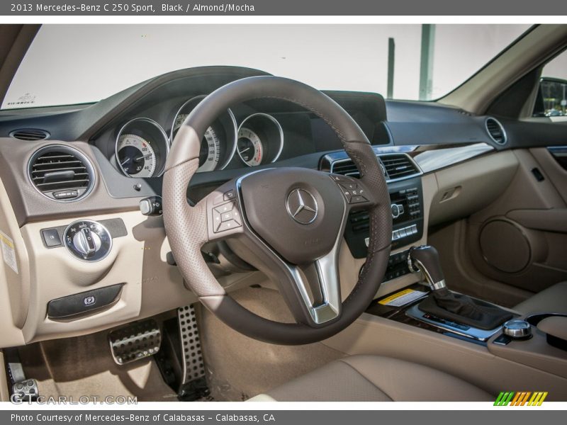 Black / Almond/Mocha 2013 Mercedes-Benz C 250 Sport