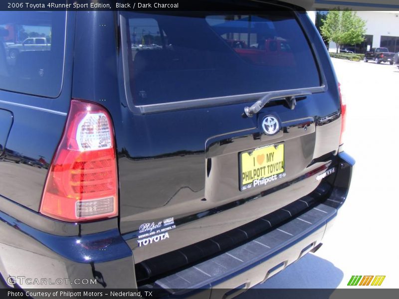 Black / Dark Charcoal 2006 Toyota 4Runner Sport Edition