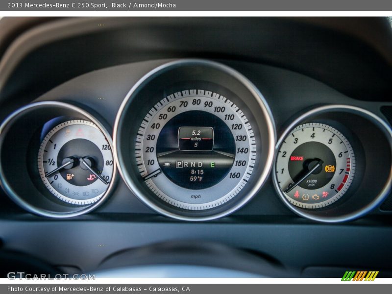 Black / Almond/Mocha 2013 Mercedes-Benz C 250 Sport