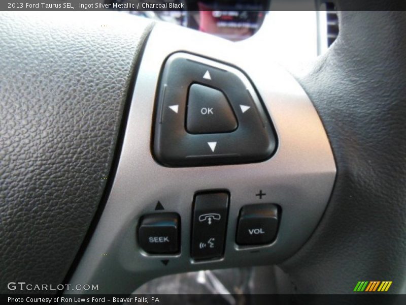 Ingot Silver Metallic / Charcoal Black 2013 Ford Taurus SEL