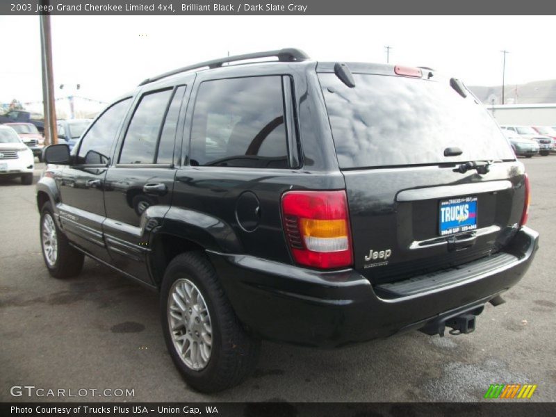 Brilliant Black / Dark Slate Gray 2003 Jeep Grand Cherokee Limited 4x4