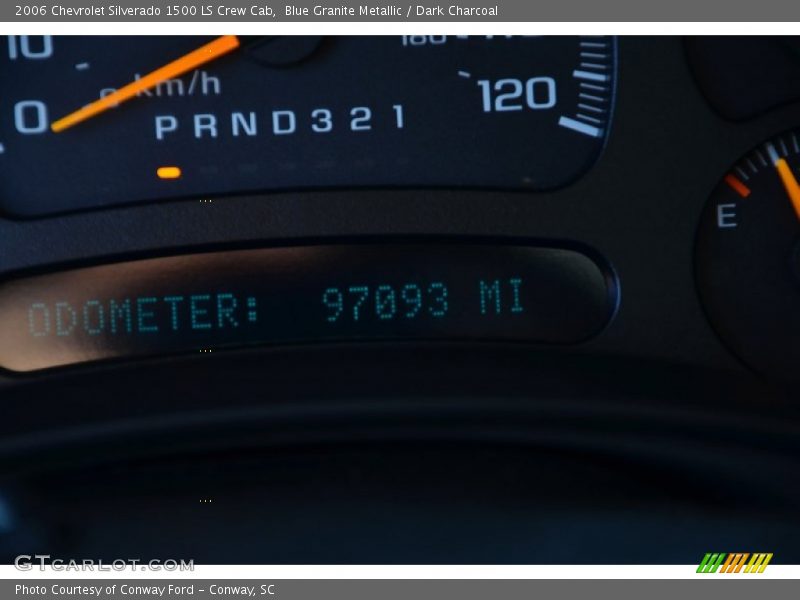 Blue Granite Metallic / Dark Charcoal 2006 Chevrolet Silverado 1500 LS Crew Cab