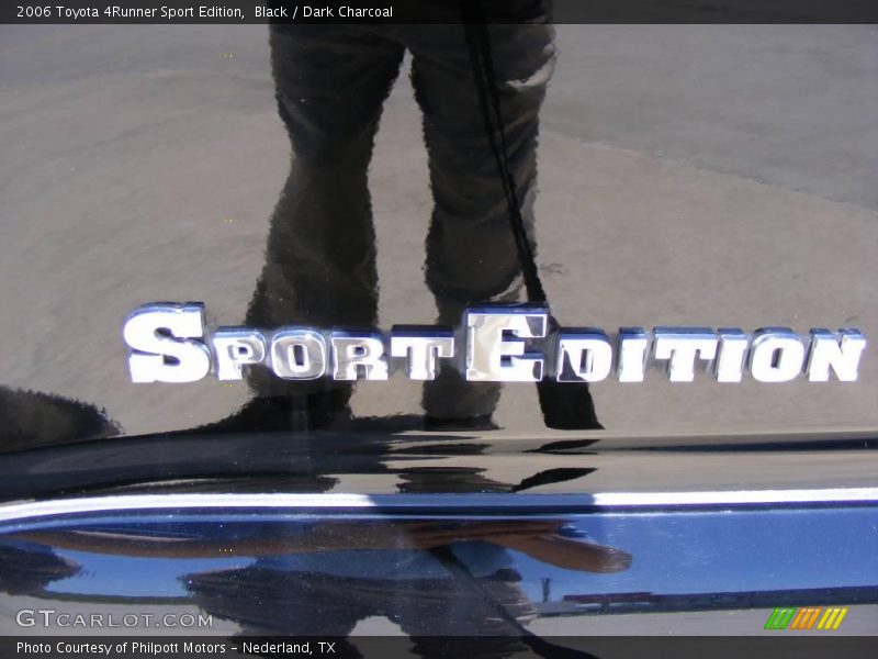 Black / Dark Charcoal 2006 Toyota 4Runner Sport Edition