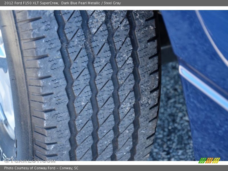 Dark Blue Pearl Metallic / Steel Gray 2012 Ford F150 XLT SuperCrew