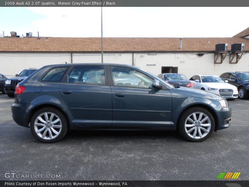Meteor Grey Pearl Effect / Black 2009 Audi A3 2.0T quattro
