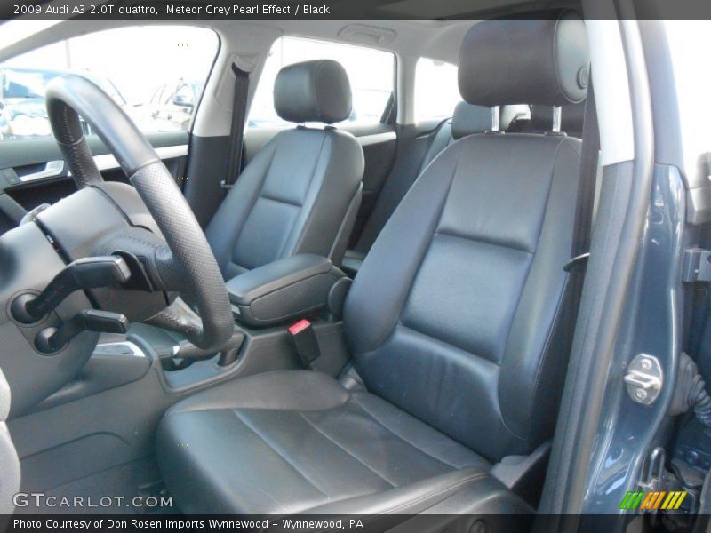 Front Seat of 2009 A3 2.0T quattro