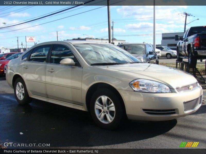 Gold Mist Metallic / Ebony 2012 Chevrolet Impala LS