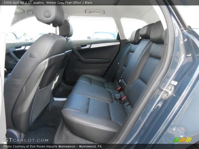 Meteor Grey Pearl Effect / Black 2009 Audi A3 2.0T quattro