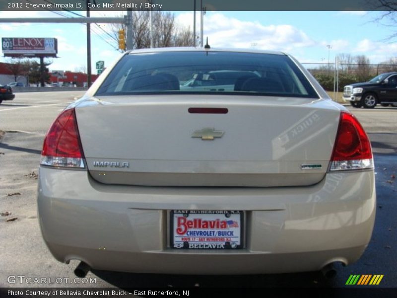 Gold Mist Metallic / Ebony 2012 Chevrolet Impala LS