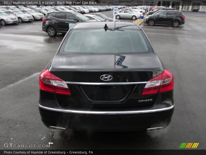 Black Noir Pearl / Jet Black 2013 Hyundai Genesis 3.8 Sedan