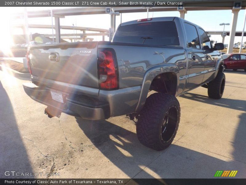 Silver Birch Metallic / Dark Charcoal 2007 Chevrolet Silverado 1500 Classic LT  Z71 Crew Cab 4x4