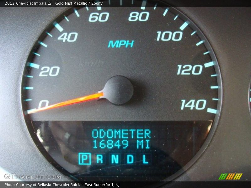 Gold Mist Metallic / Ebony 2012 Chevrolet Impala LS
