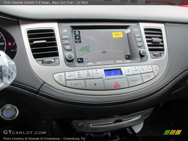 Controls of 2013 Genesis 3.8 Sedan