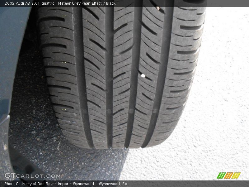 Meteor Grey Pearl Effect / Black 2009 Audi A3 2.0T quattro