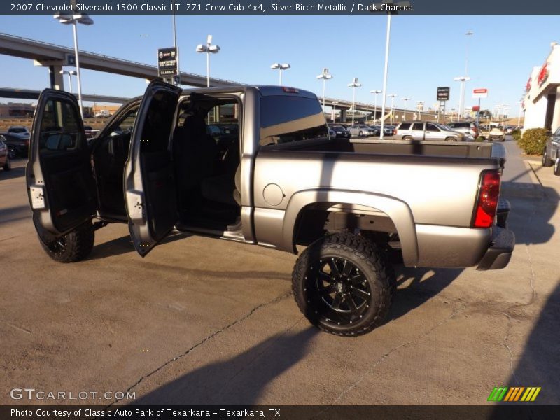 Silver Birch Metallic / Dark Charcoal 2007 Chevrolet Silverado 1500 Classic LT  Z71 Crew Cab 4x4