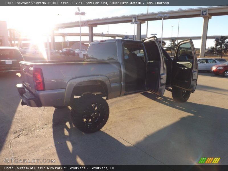 Silver Birch Metallic / Dark Charcoal 2007 Chevrolet Silverado 1500 Classic LT  Z71 Crew Cab 4x4