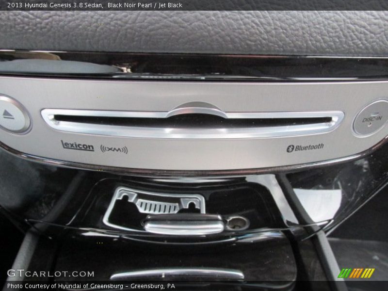 Black Noir Pearl / Jet Black 2013 Hyundai Genesis 3.8 Sedan