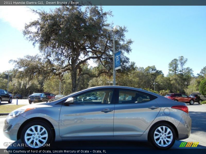 Desert Bronze / Beige 2011 Hyundai Elantra GLS