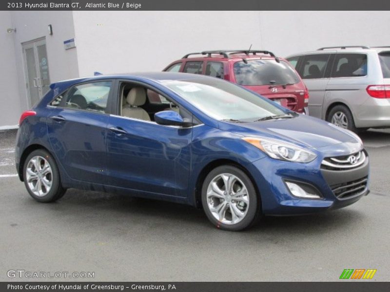 Atlantic Blue / Beige 2013 Hyundai Elantra GT