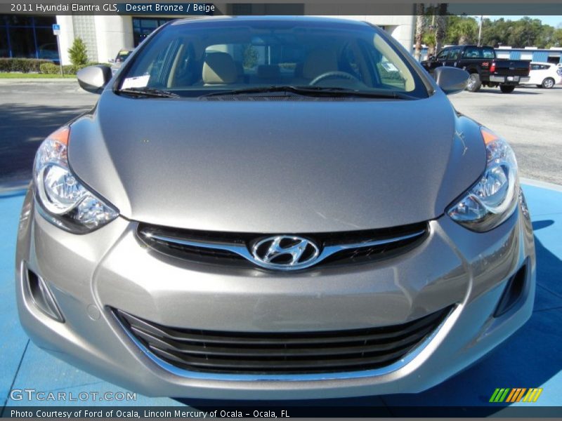 Desert Bronze / Beige 2011 Hyundai Elantra GLS
