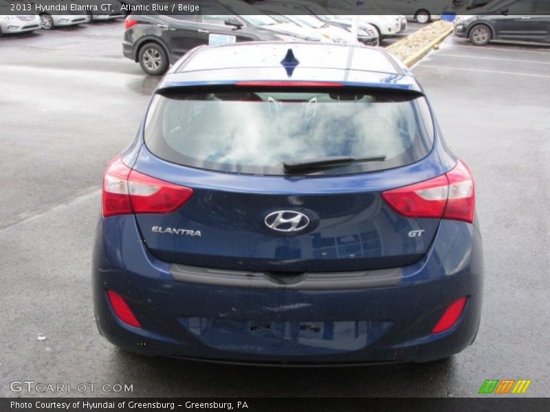 Atlantic Blue / Beige 2013 Hyundai Elantra GT