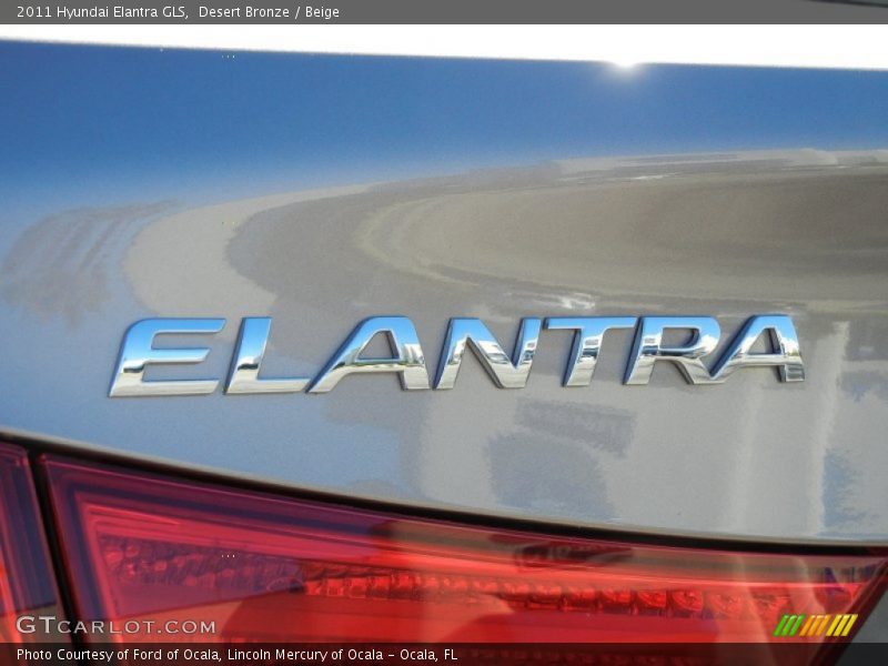 Desert Bronze / Beige 2011 Hyundai Elantra GLS