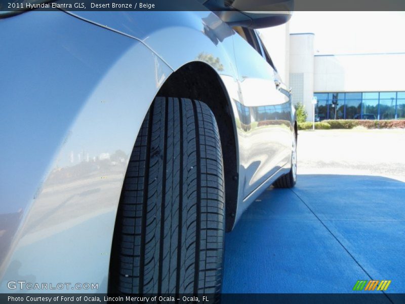 Desert Bronze / Beige 2011 Hyundai Elantra GLS