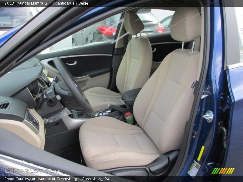 Atlantic Blue / Beige 2013 Hyundai Elantra GT