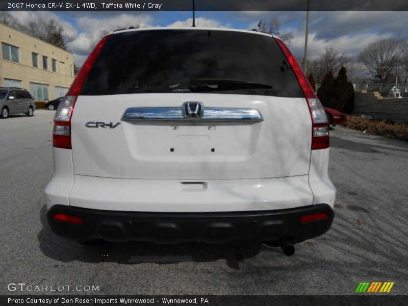 Taffeta White / Gray 2007 Honda CR-V EX-L 4WD