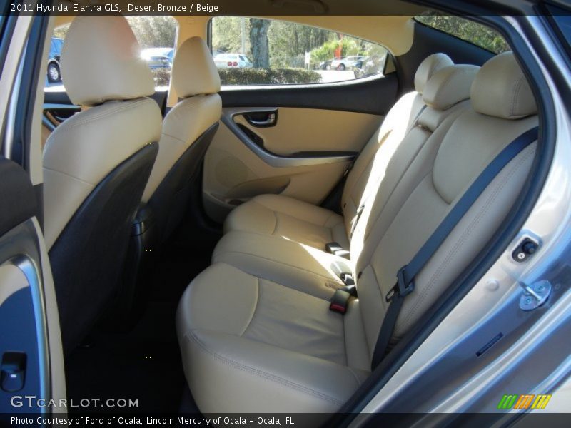 Desert Bronze / Beige 2011 Hyundai Elantra GLS