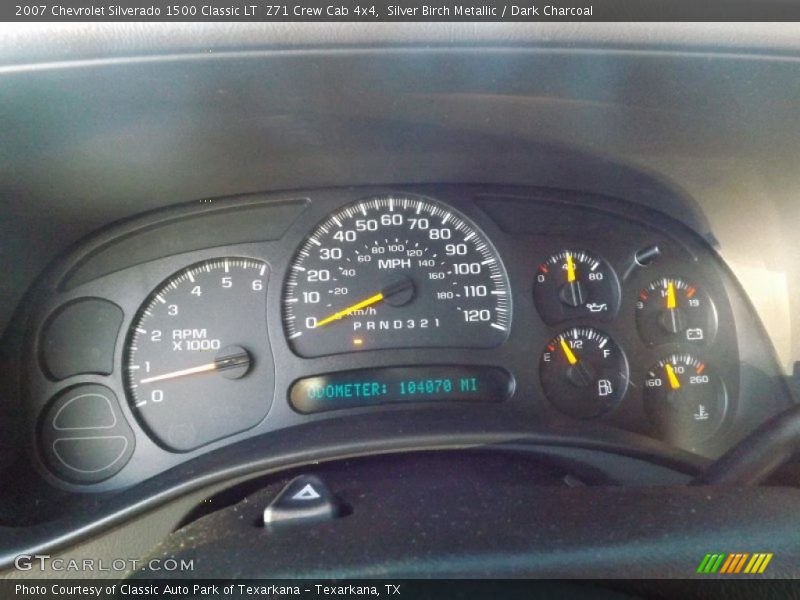 Silver Birch Metallic / Dark Charcoal 2007 Chevrolet Silverado 1500 Classic LT  Z71 Crew Cab 4x4