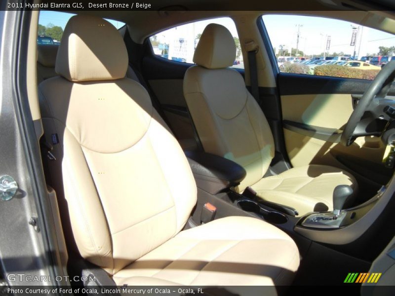 Desert Bronze / Beige 2011 Hyundai Elantra GLS