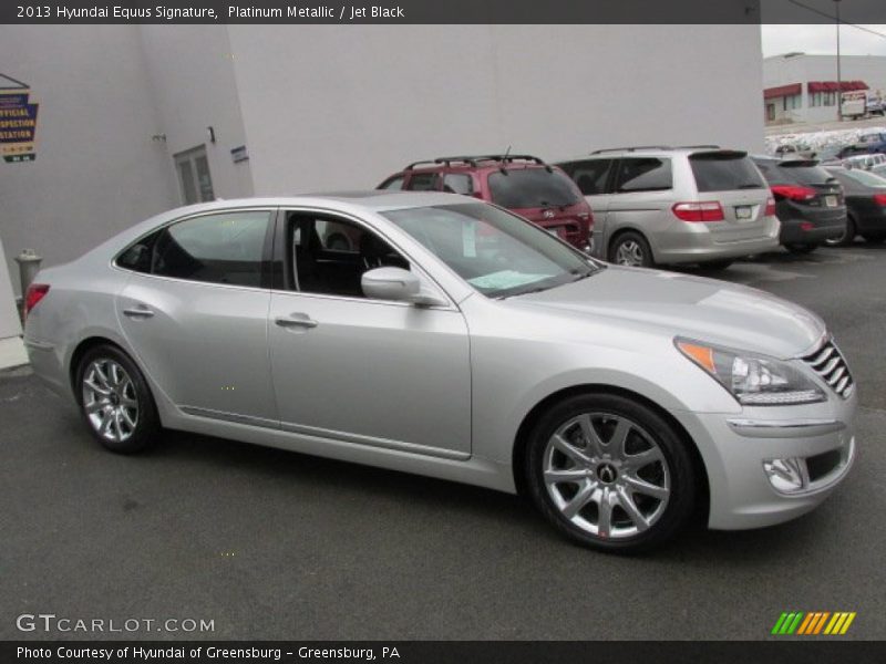 Platinum Metallic / Jet Black 2013 Hyundai Equus Signature