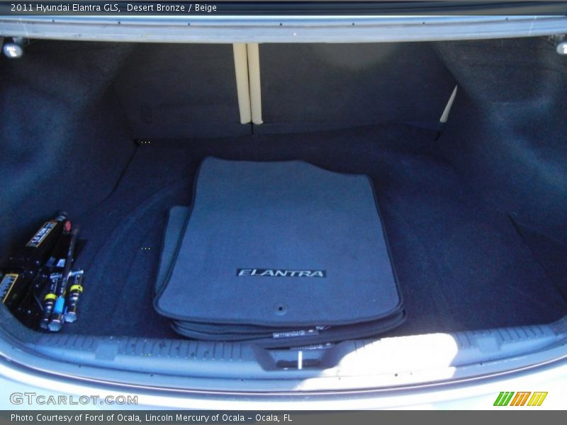 Desert Bronze / Beige 2011 Hyundai Elantra GLS