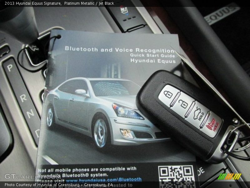 Keys of 2013 Equus Signature