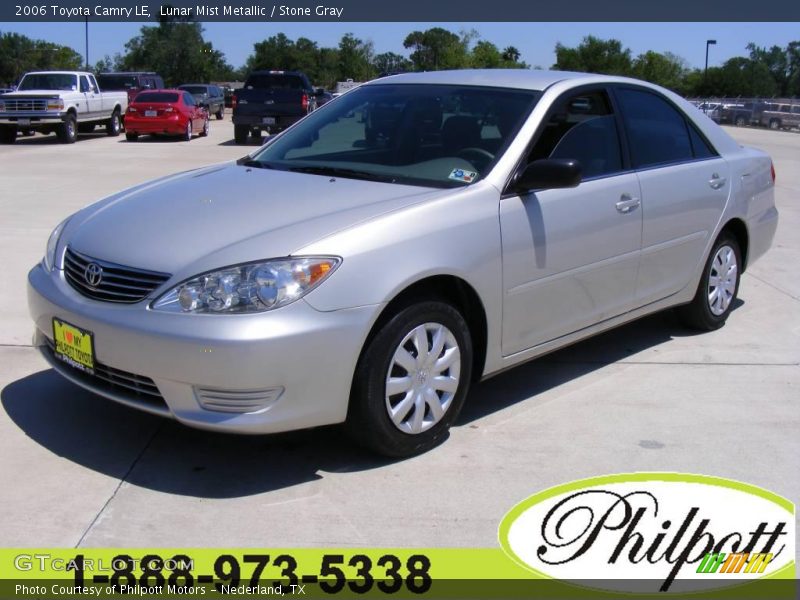 Lunar Mist Metallic / Stone Gray 2006 Toyota Camry LE