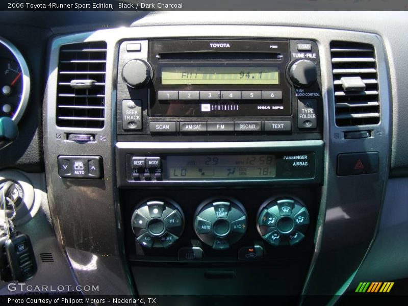 Black / Dark Charcoal 2006 Toyota 4Runner Sport Edition
