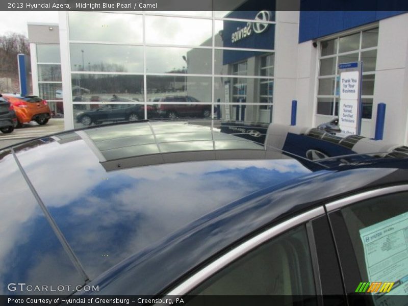 Midnight Blue Pearl / Camel 2013 Hyundai Azera