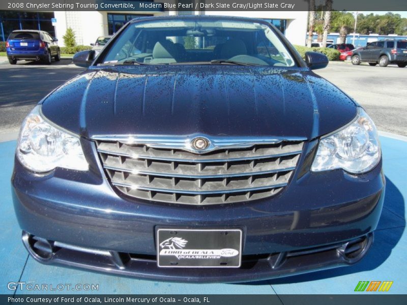 Modern Blue Pearl / Dark Slate Gray/Light Slate Gray 2008 Chrysler Sebring Touring Convertible