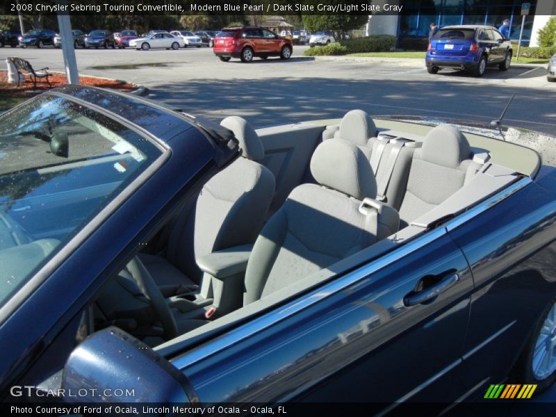 Modern Blue Pearl / Dark Slate Gray/Light Slate Gray 2008 Chrysler Sebring Touring Convertible