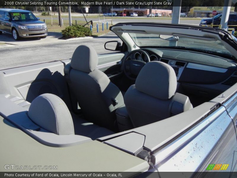 Modern Blue Pearl / Dark Slate Gray/Light Slate Gray 2008 Chrysler Sebring Touring Convertible