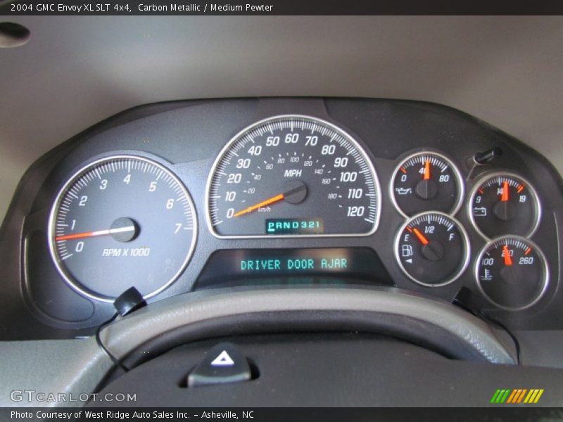 Carbon Metallic / Medium Pewter 2004 GMC Envoy XL SLT 4x4