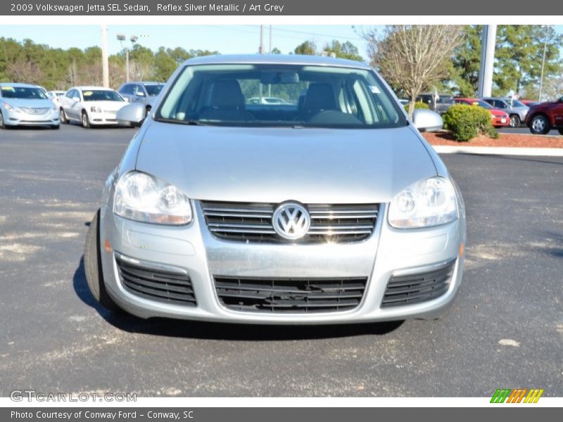 Reflex Silver Metallic / Art Grey 2009 Volkswagen Jetta SEL Sedan