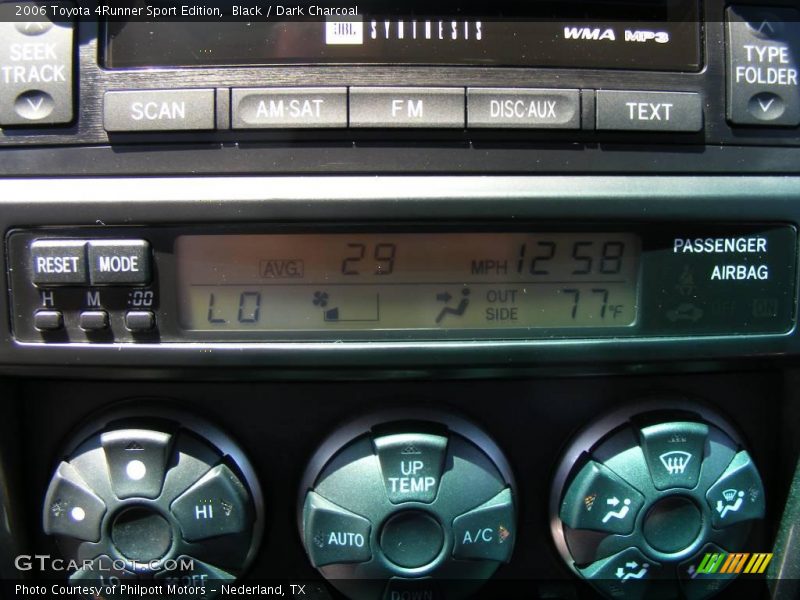 Black / Dark Charcoal 2006 Toyota 4Runner Sport Edition