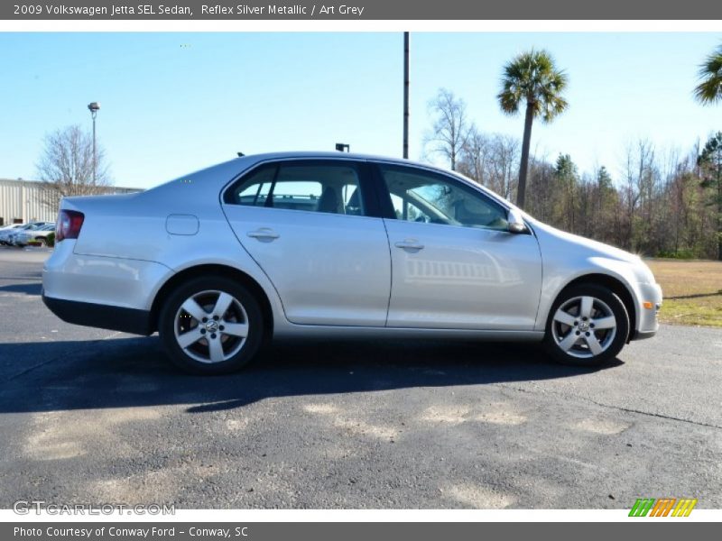 Reflex Silver Metallic / Art Grey 2009 Volkswagen Jetta SEL Sedan